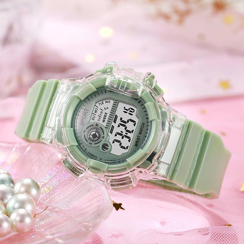 Fashion Sport Watch Student School Electronic Watches Alarm Clock Luminous Waterproof Men Women Kids Multifunction Digital Watch