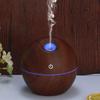 130ml USB Charging Wood Grain Slanting Mist Air Humidifier