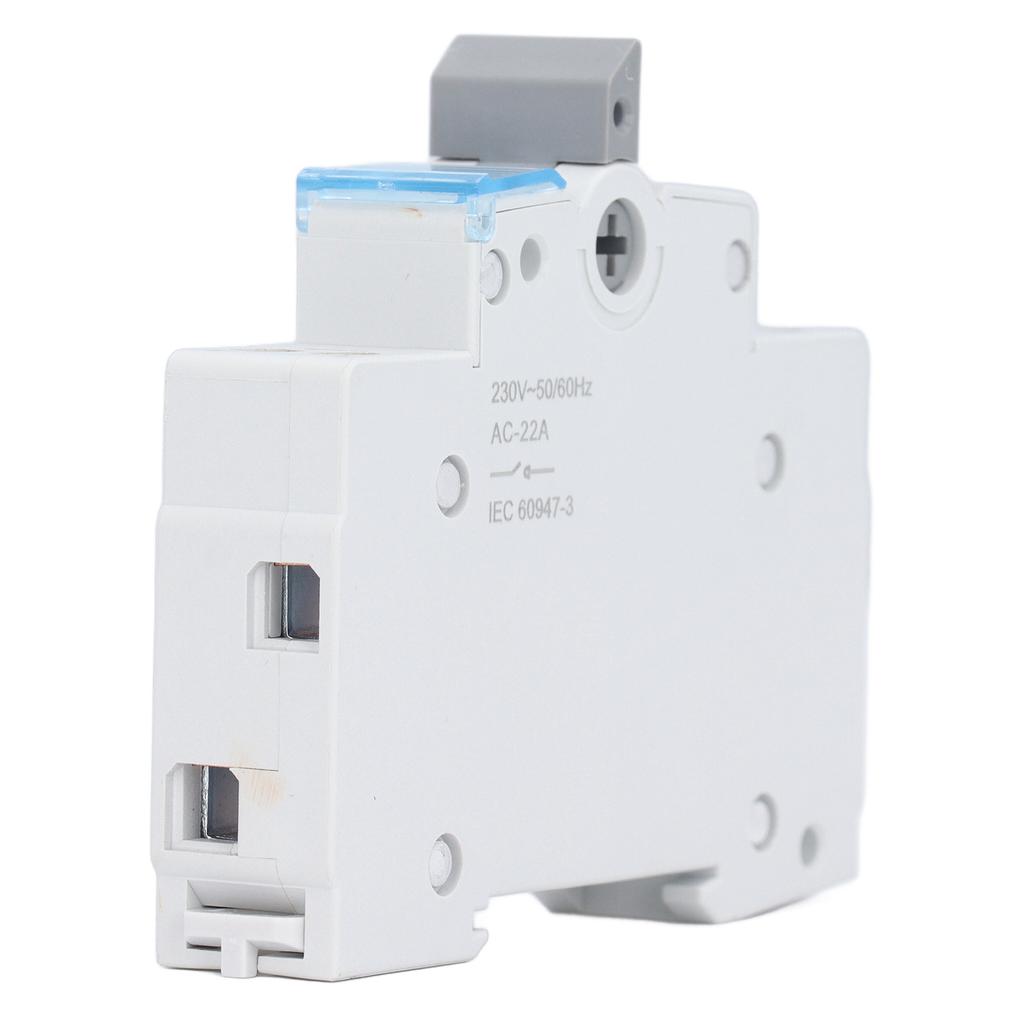 Dual Power Manual Transfer Switch 63A 1P MTS DIN Rail Mount Circuit Breaker for RV Home 230VAC
