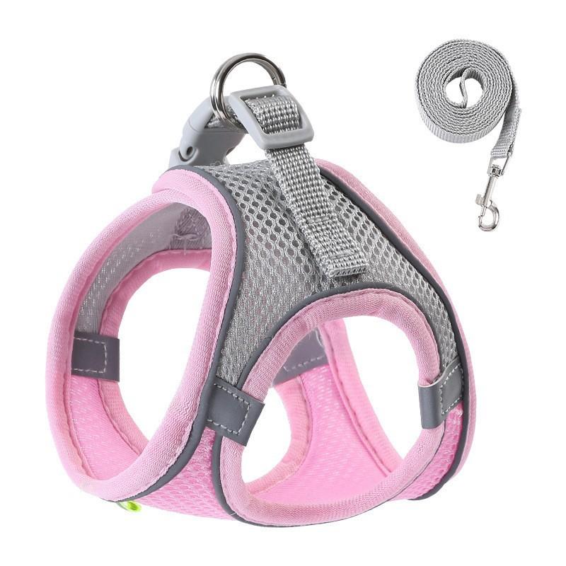 Dog leash Pet chest strap Vest type reflective dog leash Cat leash Dog leash Supplies