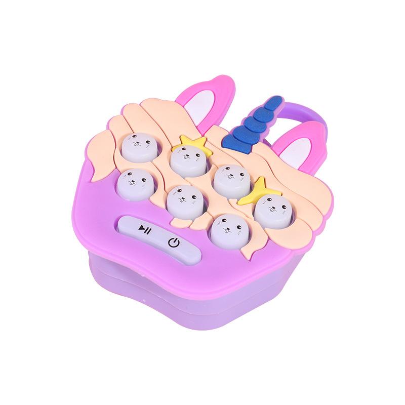 

1 шт. мультяшная милая портативная игра-головоломка «Ударь крота», детская игровая машина, антистресс-артефакт, мини-маленькая игрушка