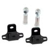 Front Shock Lower Bar Pin Eliminator Kit Compatible w/ for 1997-2006 Jeep Wrangler TJ 84-01 Cherokee XJ 1088