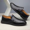 Fashion New Arrival Men's Loafers Simple Leather Moccasins Comfortable Slip-On Flats Handmade Male Driving Shoes Classic Business Shoes