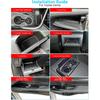 For Toyota Camry Accessories 2018      2024  Cup Holder Ert, Center Console Liner Organizer Door Pocket Mats (White Trim) - 16 Pcs Set