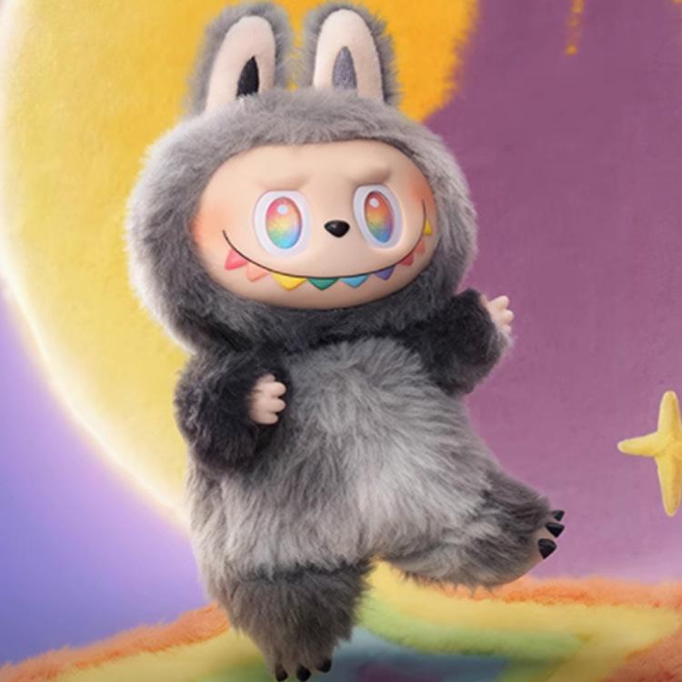 For Labubu Heartbeat Macaron Enamel The Monsters Face Blind Box Pvc Figurine Tabletop Ornament Kawaii Doll Birthday Gift