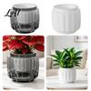 Durable Plant Pot Self Watering Pots for Indoor Plants Plastic Planter with Drainage Container Holes Small Flower Houseplants African Violets,
