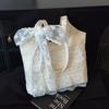 Summer Leisure Vacation Beautiful Lace Shoulder Armpit Bag Large Capacity Tote Bag Sweet White Handbag Women's Bag