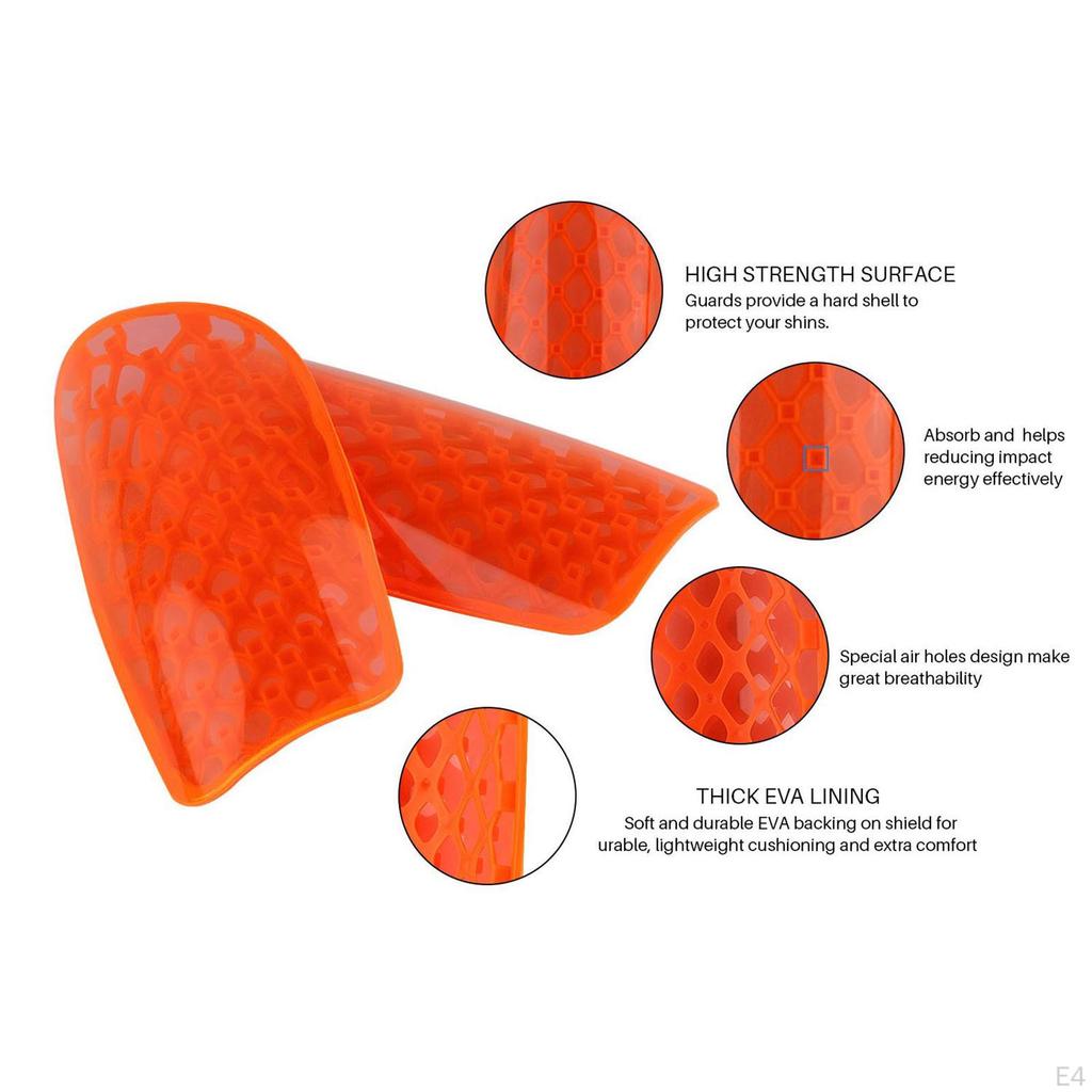 2 Pieces Soccer Shin Guards Calf Sleeves Kids Athlete Leg Pads Wrestling Breathable