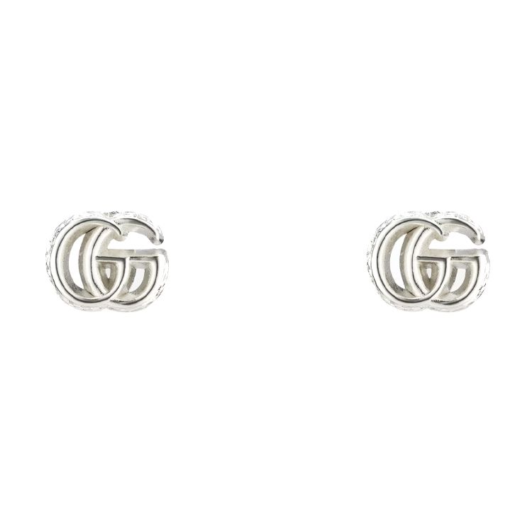 

Сережки Gucci GG Marmont з логотипом Double G, класичні, стьобані, замшеві, зі срібла 925 проби, жіночі сережки 770758-J8400-8106 Dust Bag+Box (Random Color)