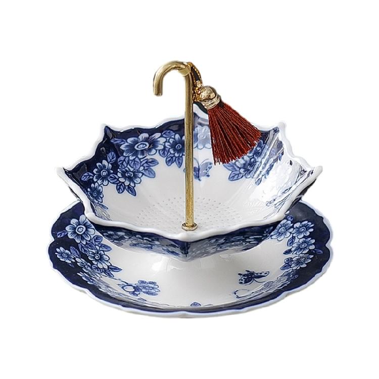 Художественный набор ситечек для чая в форме зонтика Высококачественный керамический ситечко для чая в форме зонтика Для повседневного использования или особого случая