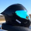 Motorcycle helmet,ABS men's and women's dual lens full face helmet, motorcycle sports car, all season full face helmet DOT