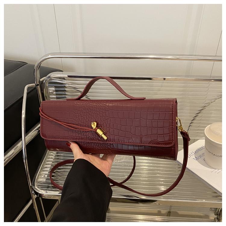 PU Solid Color Zipper Shoulder Bags Commute Large Capacity 2026  Women s Bags Light Luxury Temperament Crossbody Bags
