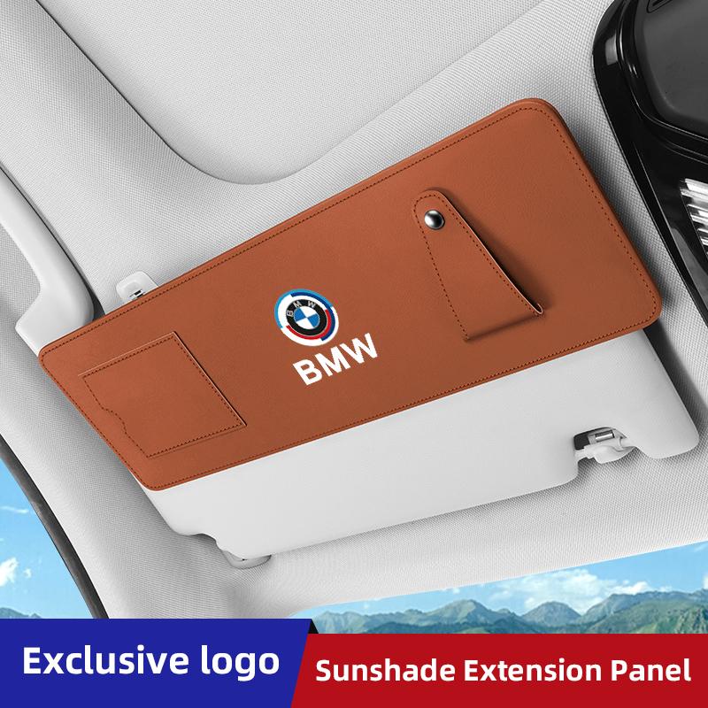 Car Stickers Car Decal Car Sun Visor Extension Panel For BMW F30 G30 G20 G05 Anti-glare UV Sun Shield Card Holder Glasses Holder rldf93