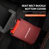 ASE5   Car Seat Belt Anti Scratch Buckle Protector Cover Accessories Sticker For KIA Sportage Rio K5 Optima Cerato Proceed Venga Sedona