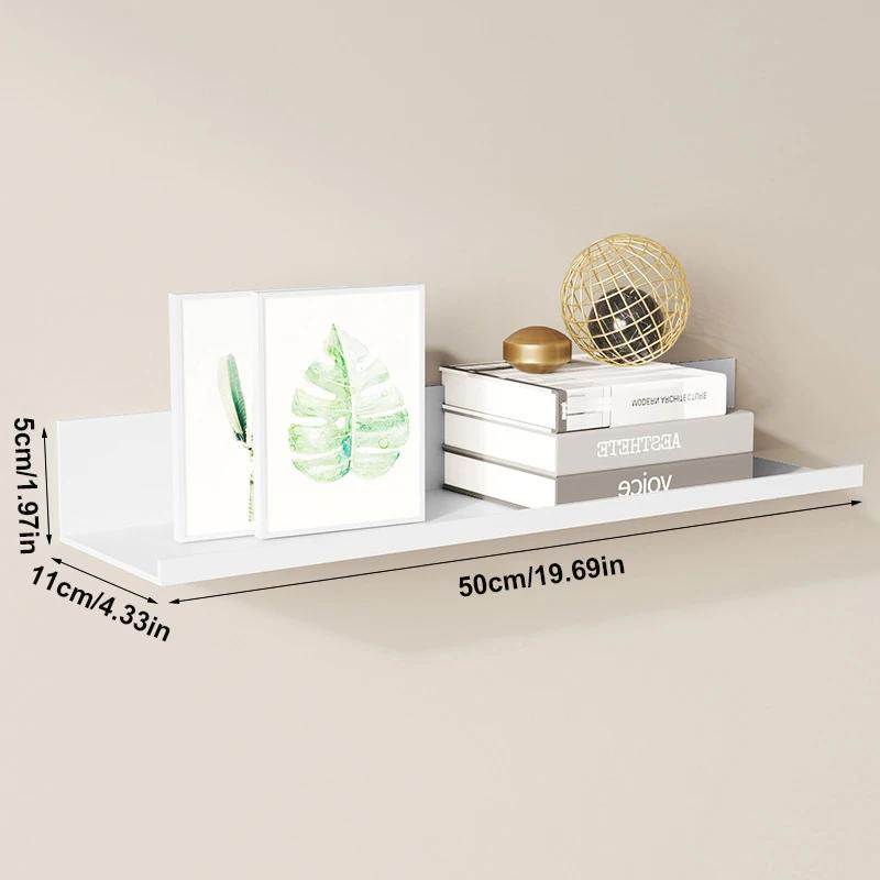 

Плавающие полки для ванной комнаты без сверления, настенный стеллаж для хранения вещей, домашний органайзер, фурнитура для выступов, шкаф, кухонные туалетные принадлежности