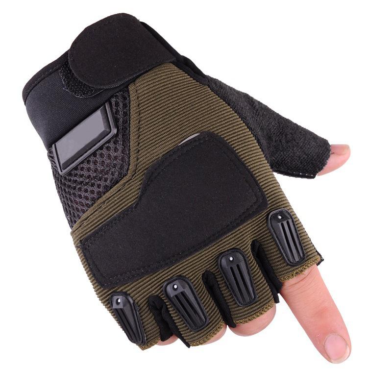 

Small Label Tactical Gloves Men s Semi finger Special Forces Training Against Outdoor Sports Fitness Cycling Mountaineering Anti Slip Wear Resistance