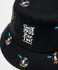 [Munsingwear] Adjustable Bucket Hat, Cotton, Character Penguin, Bucket Hat, Golf, MG5SCP76U BK00 (Black)