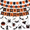 5Pcs/Set Halloween Flag Halloween Bunting Creative Halloween Hanging Decoration  Party Scene