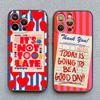Creative Art Text Pattern Phone Case For iPhone 17 16 15 11 12 14 13 Pro Max Mini X XS XR 7 Plus 16E Air Shockproof Matte Cover