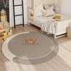 Cute Cartoon Style Rugs for Bedroom Round Hopscotch Children's Mat Soft Non-slip Nursery Carpet Washable Children Crawling Rug