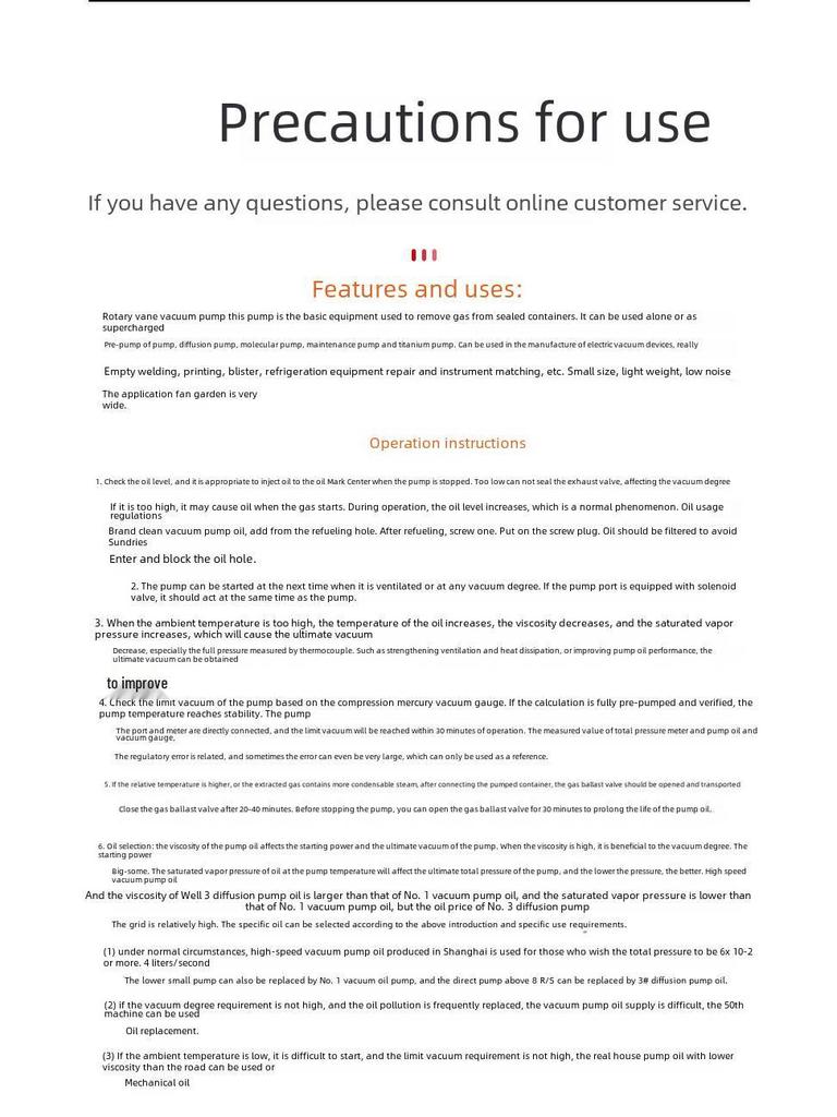 Single-Stage Rotary Vane Vacuum Pump for Pharmaceuticals, Food Packaging, Refrigeration, and HVAC Freeze Dryers