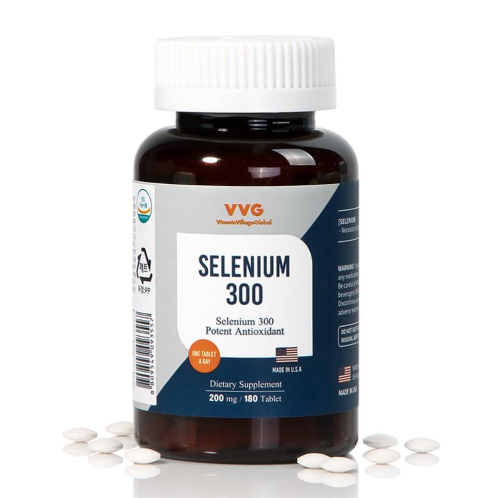 Vitamin Village VVG Selenium 300 36g 180 Tablets 1 Pcs