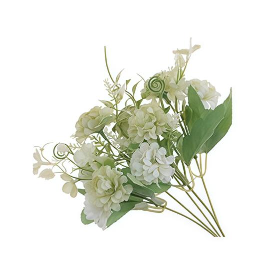 Künstliches Hortensienblumen-Bouquet 9 Köpfe Künstliche Hortensienblume mit Stiel Gefälschte Hortensien Blumenarrangement für Zuhause Hochzeitsparty Dekoration