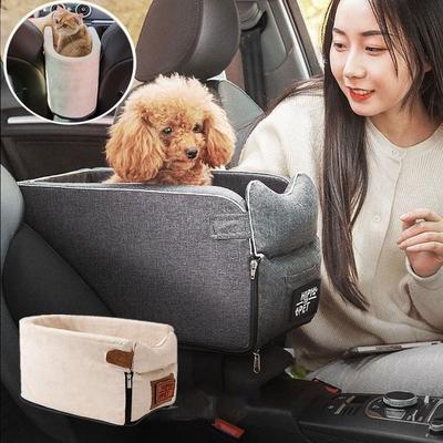 Perrera para mascotas con control central para coche, perrera para perros pequeños para coche nuevo, alfombrilla universal para perros y gatos, suministros para mascotas