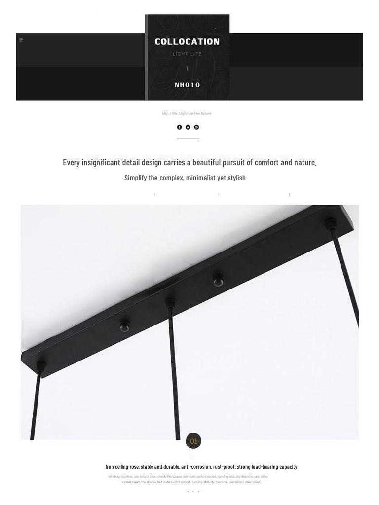 Nordic Three-Head Macaron Pendant Light - Modern Dining Table/Bar Counter Fixture