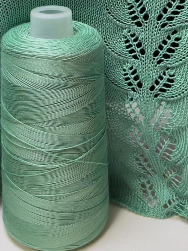 Summer Lace Silk Cotton Strong Twist Hand-Knitted Baby Yarn, Short Sleeve, Size 7, Non-Fraying, 6 Liangs