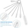 12PCS Drain Brush Cleaning Systems Tool Multiple Size Brushes For Wide Pipes Sink Drains Household Commercial Plumbing