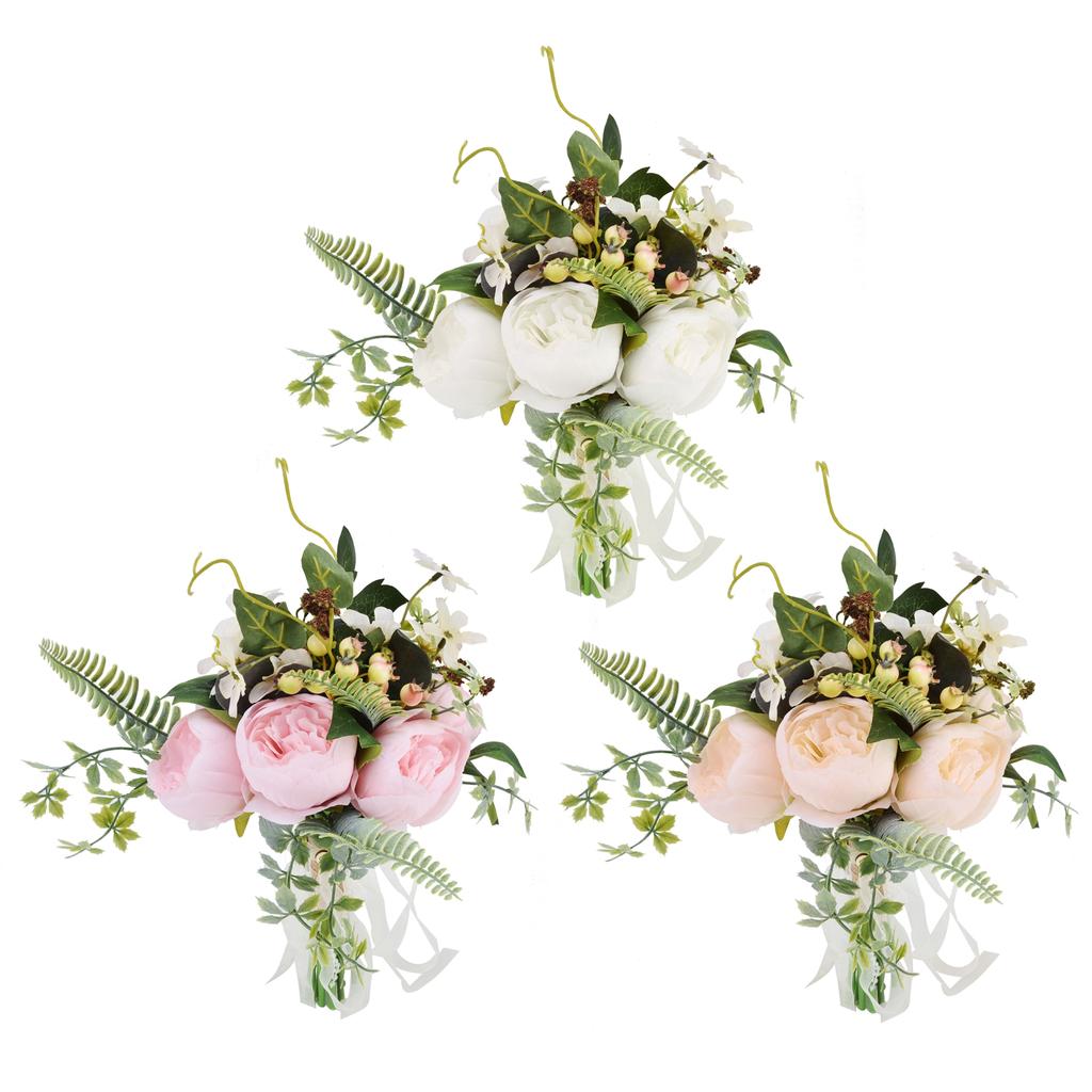 Bride Bridesmaid Bouquet Simulation Artificial Flowers Wedding Photo Props Bouquet Wedding Party Hom