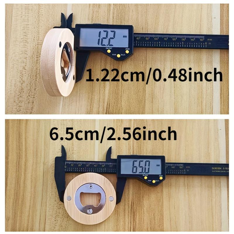 27pcs Bamboo Beer Bottle Opener Magnetic, DIY Fridge Magnet, Suitable for Kitchen and Home Decor  Perfect Wedding Gift