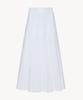 Ridipy Cotton Pleats Skirt_White