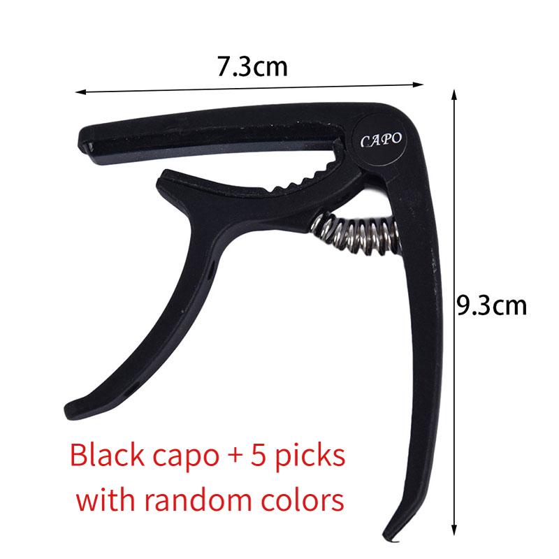 

[SH]1Pc Guitar Capo and 5 Guitar Picks for Acoustic Electric Guitarra Accessories
