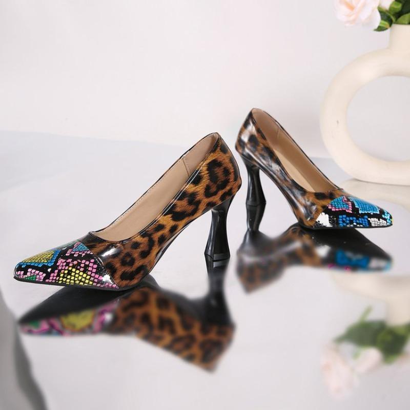 2026 Super High Heels Patent Leather Sexy High Heels Women Thin Heels Pointed New Plus Siz 43