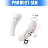 Soft Toilet Seat Cover Soft Fleece Fabric Quick Installation Slip Proof Base Winter Ready Bathroom Accessory