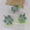 5pcs Mini Branches Stamen DIY Wreath Decorative Accessories Artificial Flower Leaves Grass Christmas Party Decoration Fake Plant