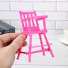 Miniature Baby Stroller For Dolls Accessories Dollhouse Furniture Plastic Mini Dining Chair Infant Carts Girls Pretend Toys