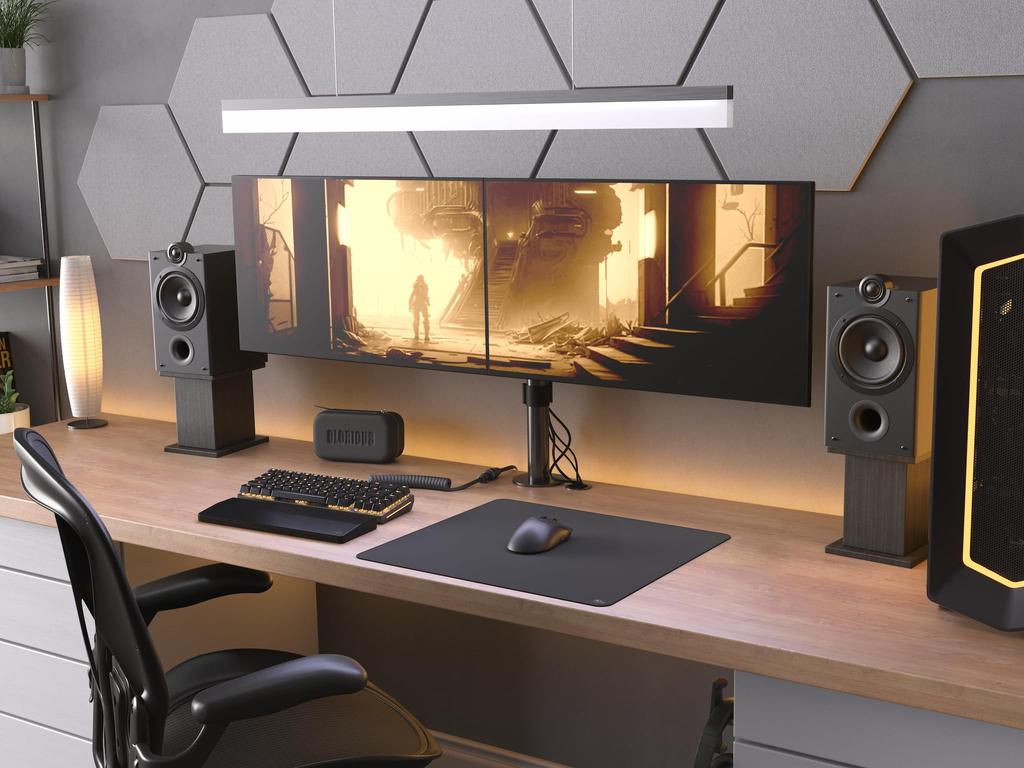 Glorious MODEL D 2 PRO High Polling Wireless and Wired Ergonomic Gaming MS697 4k/8kHz Edition, Ultra-Lightweight 62g, Durable, Rate, 2.4G Compatible,