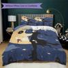 Soul Eater Pattern Bedding uilt Set uilt Cover Pillowcase Home Decoration Birthday Gift (1 * duvet cover + 2 * pillowcase without core)172
