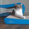Sigma cat scratching post | white | 58x6.6x24 cm | MruuPruu