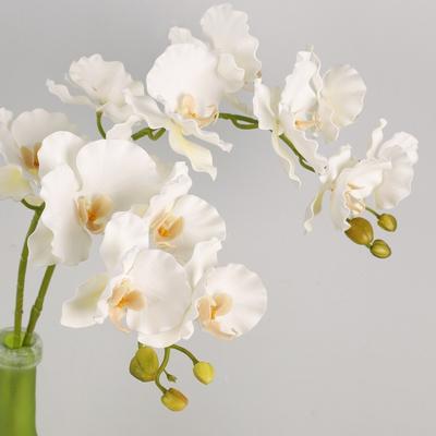 Butterfly Orchid Artificial Orchid Flower Handmade Realistic Faux Phalaenopsis Real Touch Artificial Simulation Big Moth Orchid