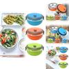 Premium Insulated Stainless Steel Double Layer Lunch Box With Durable Seal For Adults