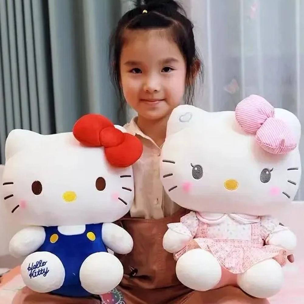 25cm Kawaii Sanrio Plush Toy Jade Dog Kuromi Dressing Doll Stuffed Animal Patung Dolls Birthday Gift Cuddly Fluffy Huggable Comfort Adorable Soft