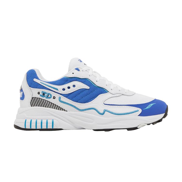 Saucony 3D Grid Hurricane Wit Koningsblauw 41