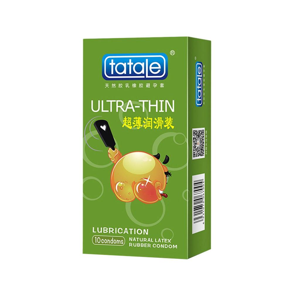 Natural Latex Condoms Ultra Thin Penis Sleeve Condom Ribbed Safer Contrac