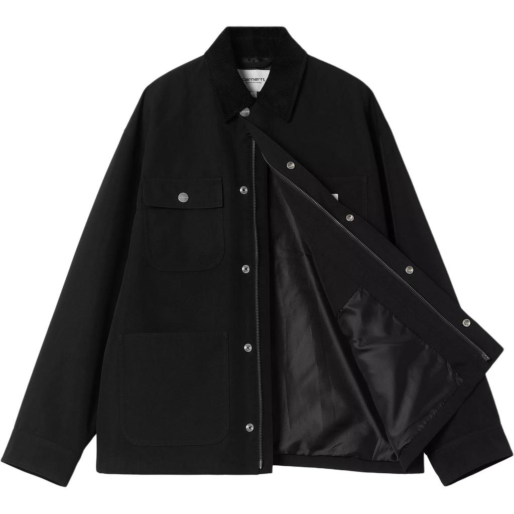 Carhartt WIP SS25 Multi-Pocket Design Square Label Collar Long Sleeve Jacket Women Jackets I034425-00E-XX