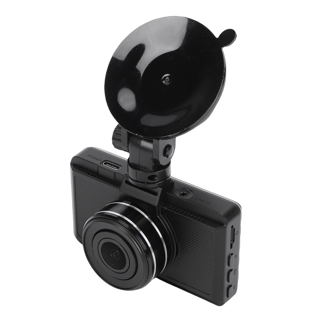 4K Dash Cam Front Rear Dual Recording Supports 2.4G WiFi APP Control G Sensor Collision Detection Loop Recording