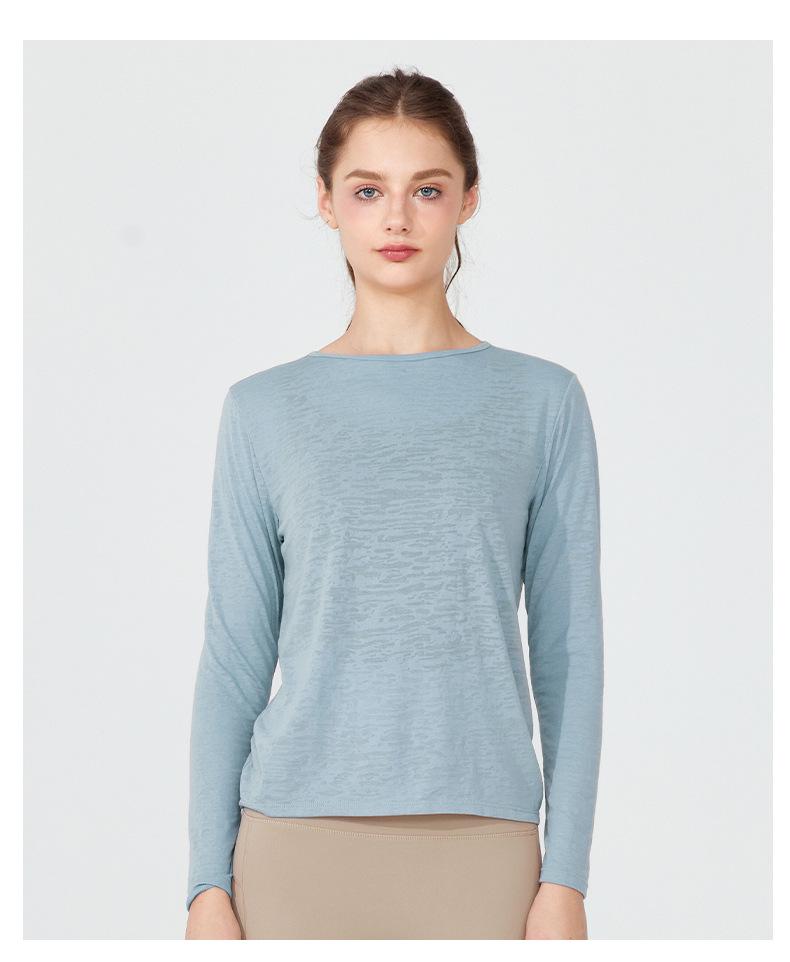 Autumn/Winter Yoga Wear: Quick-Dry Long Sleeve T-shirt Fitness Base Layer